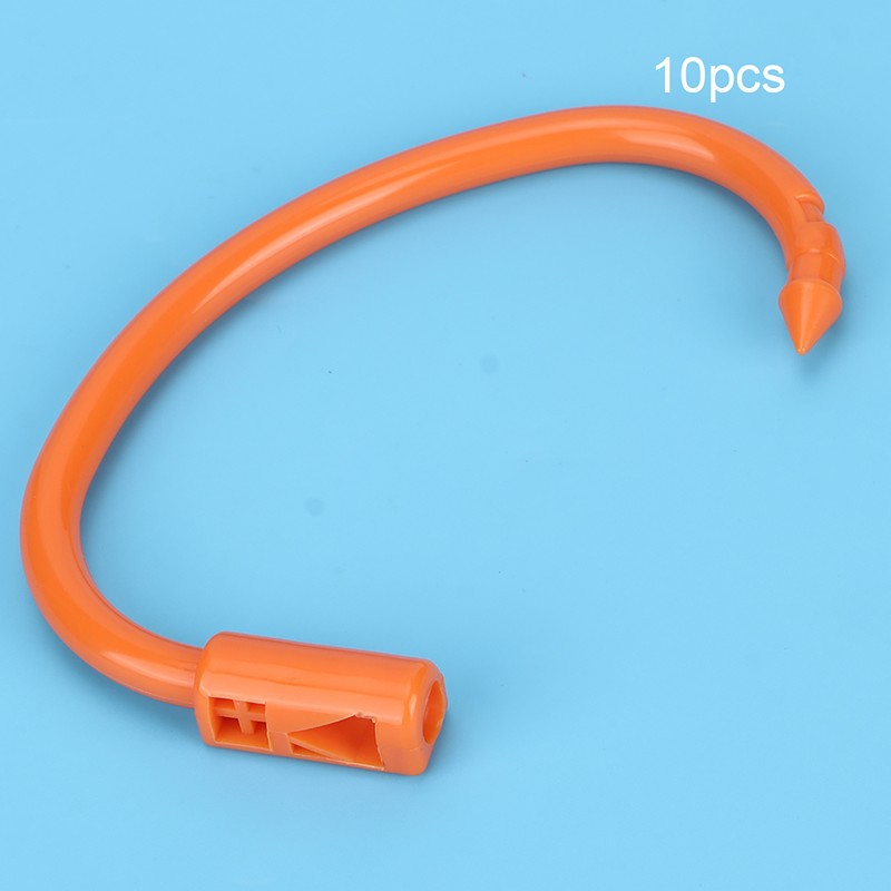10PCS Plastic Lightweight Good Elasticity Farm Bull Nose Ring Accessory