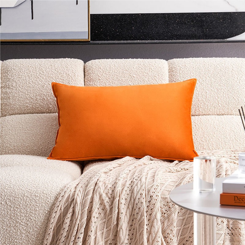 Sofa Lumbar Throw Pillow Lumbar Protection Soft Comfortable Plush Long