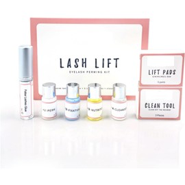 Bluemega Set de Lifting de Pestañas Kit Semipermanente DIY Cuidado de Belleza de Nivel Salón, Look Natural, Efecto Pestañas 3D, Curvatura Duradera