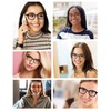Hubeye 5 Pack Oprah Style Oversized Reading Glasses for Women