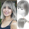 Hair Toppers for Women Real Human Hair, 360°3D Topper for