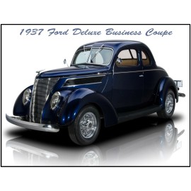 1936 Ford Business Coupe Hot Rod New Metal Sign: LARGE SIZE  12 X 16