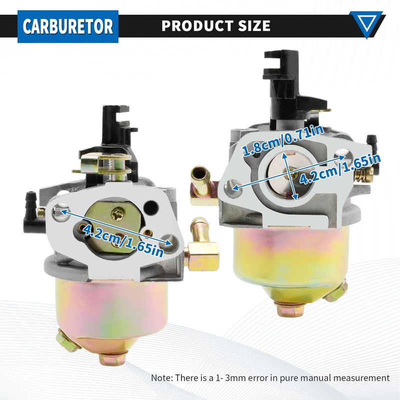 Hoypeyfiy 951-12705 Carburetor Kit Replacement for Troy-Bilt Storm 2410/2420/2620/2690 &