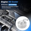 HOPESPANNER 68137296AA Engine Oil Cooler Replacement for Fiat 500 1.4L
