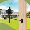 ZSZMFH 6 Pcs Wall Mounted Citronella Torches, 23.5 oz Garden