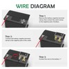 DZG Remote Battery Disconnect Switch DC 12V 240A Anti-Theft Car