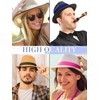 Liitrsh 15 Pcs Hat Band Stretchable Hat Band Ribbon Panama