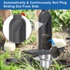 Grass Plugger Tool with Adjustable Digging Depth from 3 to