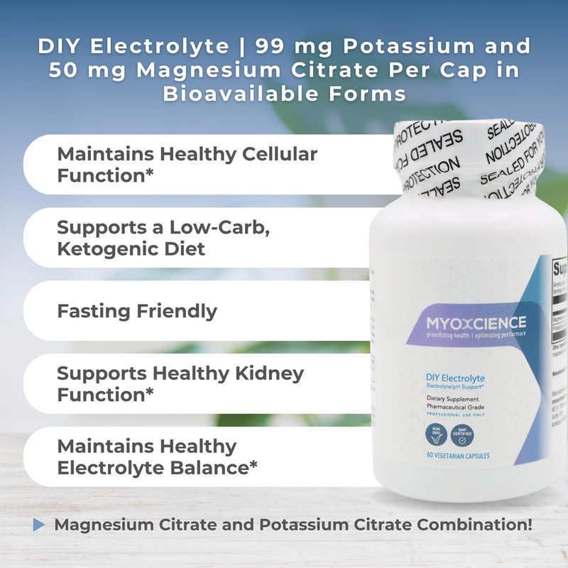 DIY Electrolyte | 99 mg Potassium and 50 mg Magnesium