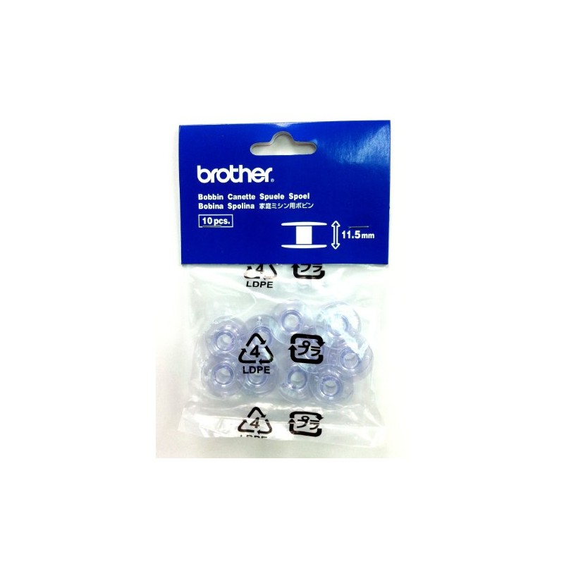 Brother Bobbins 11.5mm Pack of 10 by Brother
