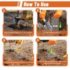 EcoBrisa 2pack Underground Worm Composting Bin Inground Metal Compost Bin