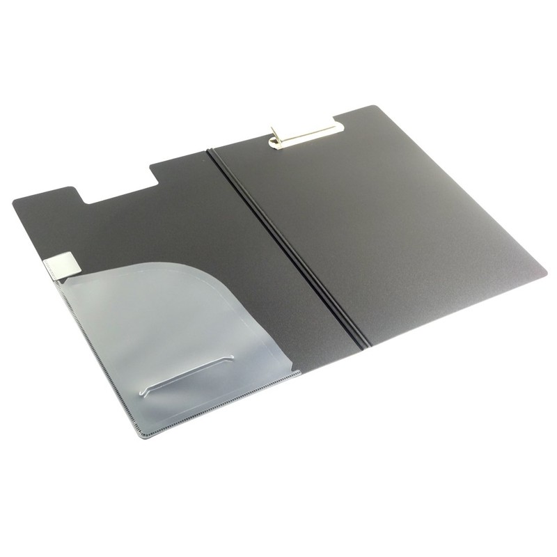 Kokuyo S & T clip holder A4 vertical dark gray