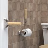 AquaChase 2-Pack Jamb Mount Flip up Bamboo Grab Bar for