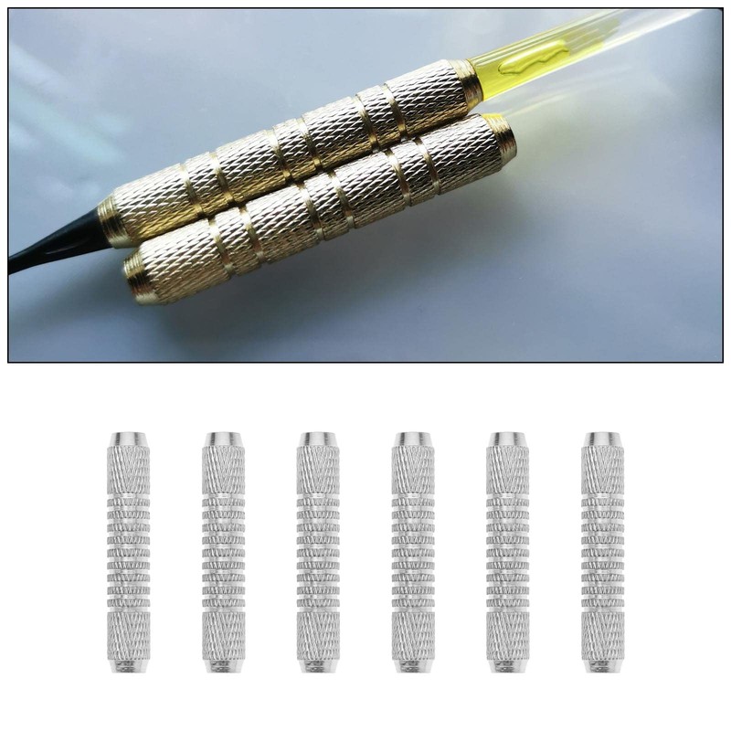 ECSiNG 12PCS Dart Barrels with Dart Rubber O-Rings 14 Grams