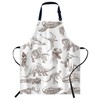Smooffly Aprons for Home Kitchen A06, Dinosaurs
