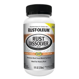Rust-Oleum Rust Dissolver Jelly | Heavy-Duty Corrosion Remover for Metal Tools, Cars, Bikes, Grills, Bolts, Firearms & More | 8 oz