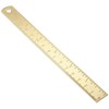 TEHAUX Metal Straight Edge Ruler, 6 Inch Ruler Metal Rulers