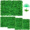 Vevor Muro Verde Follaje Artificial Sintético 4pzs 61x40,6cm