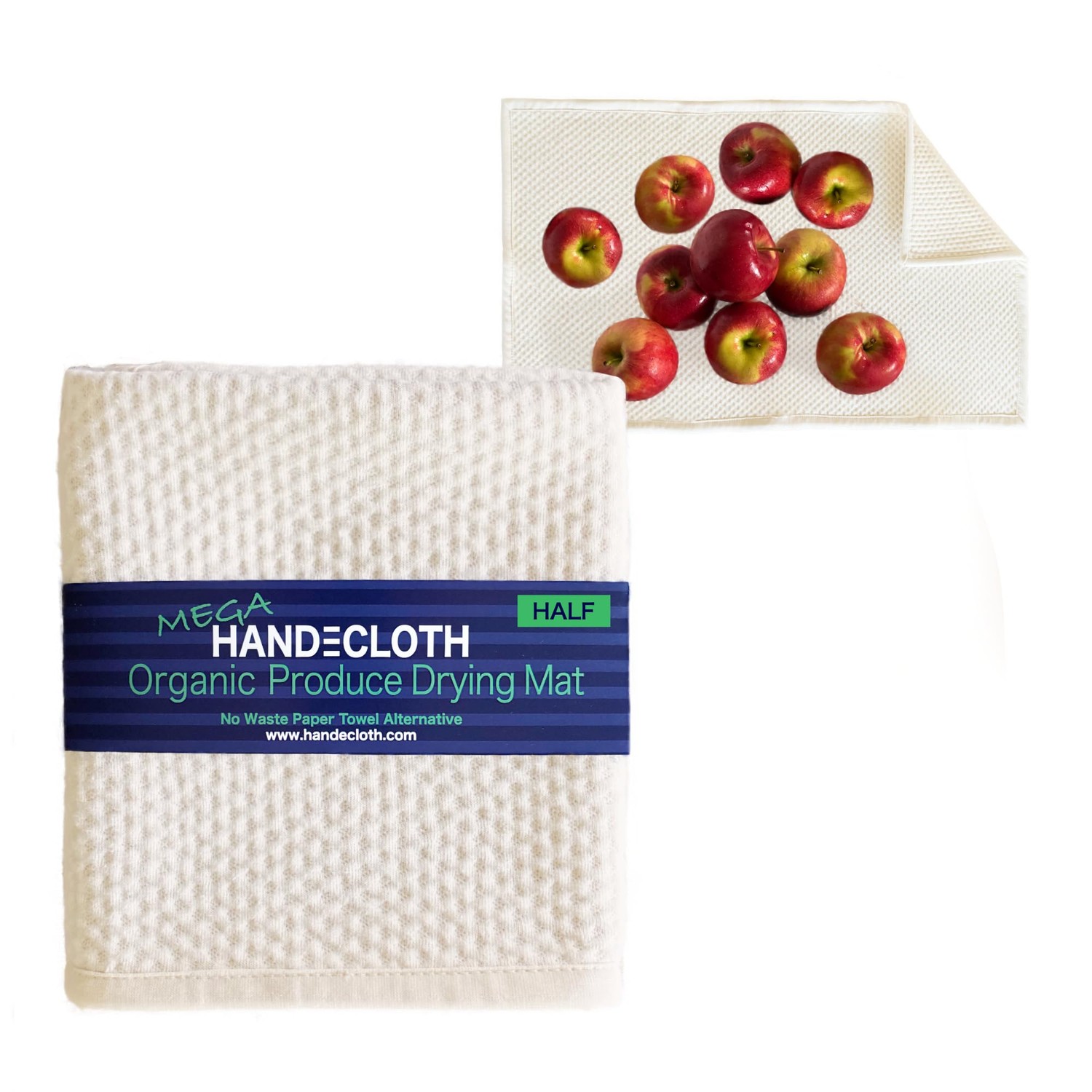 Organic Cotton Produce Drying Mat - Made in USA - Ultra Absorbent ...