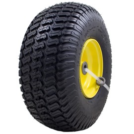 MARASTAR 21426 15x6.00-6 Tire and Wheel Assembly, Replacement Riding Lawn Mower Front Tire Compatible with 100 and 300 Series John Deere Riding Mowers