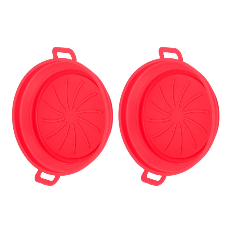 2 PCS Fryer Silicone Basket Nonstick Silicone Liners Fryer Pot