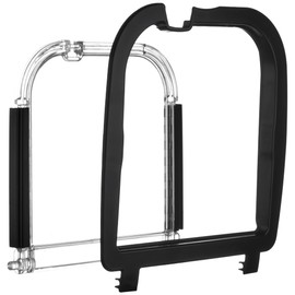 Ferplast 72122112 Ersatzklappe Kit 406 für Swing 5 und 7, brauner Windstopper, transparente Tür
