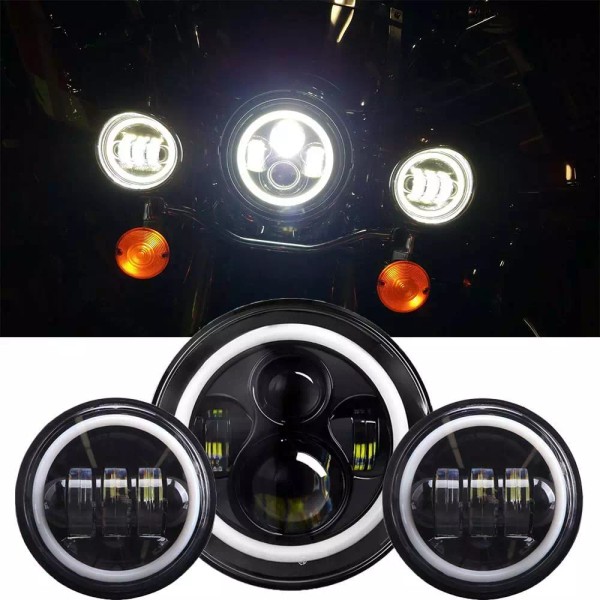 Unbranded For Harley Electra Glide Ultra Classic 7" LED Headlight