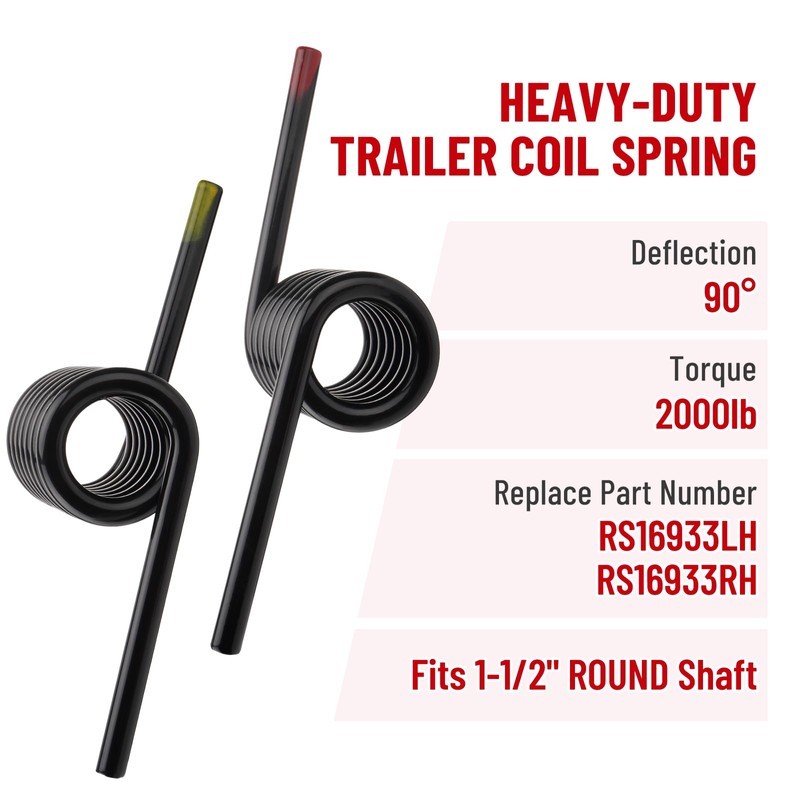 TRUCFUSION Trailer Ramp Spring & Gate Holder Kit RS16933LH RS16933RH