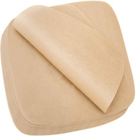 100 piezas de papel de pergamino para freidora de aire, forros para freidora de aire, serpentina, sartenes, sin quemaduras, fácil limpieza