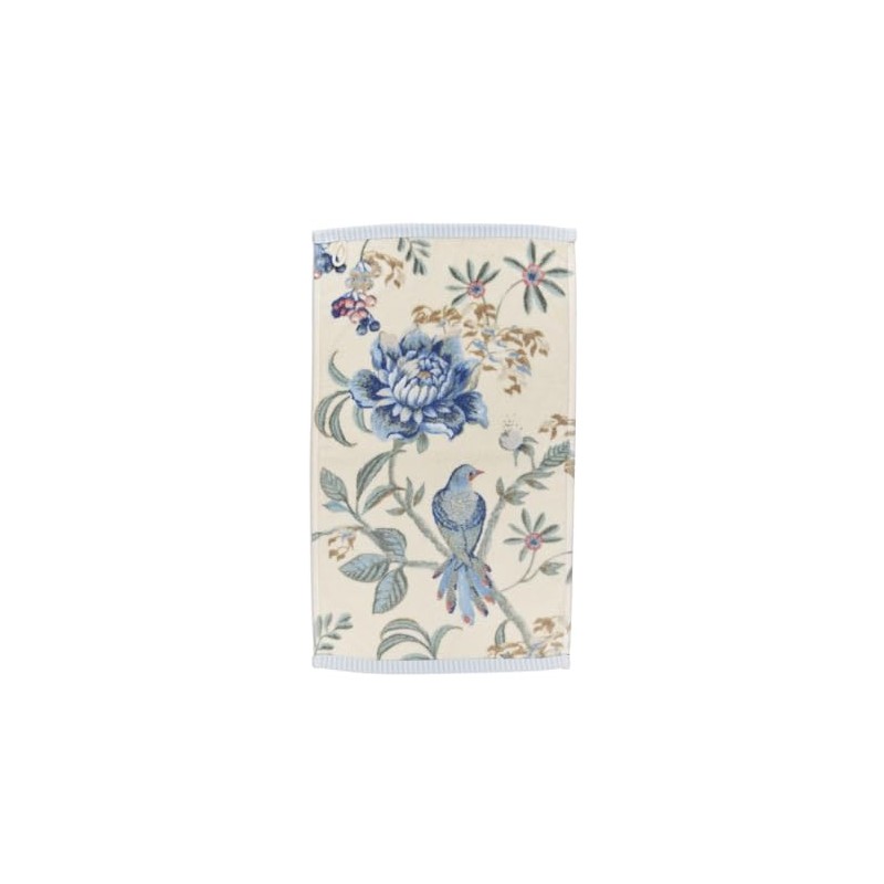 PiP Studio Secret Garden Hand Towel White Blue 55 x