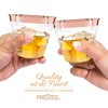 Prestee 100 Rose Gold Plastic Cups | 9 oz |