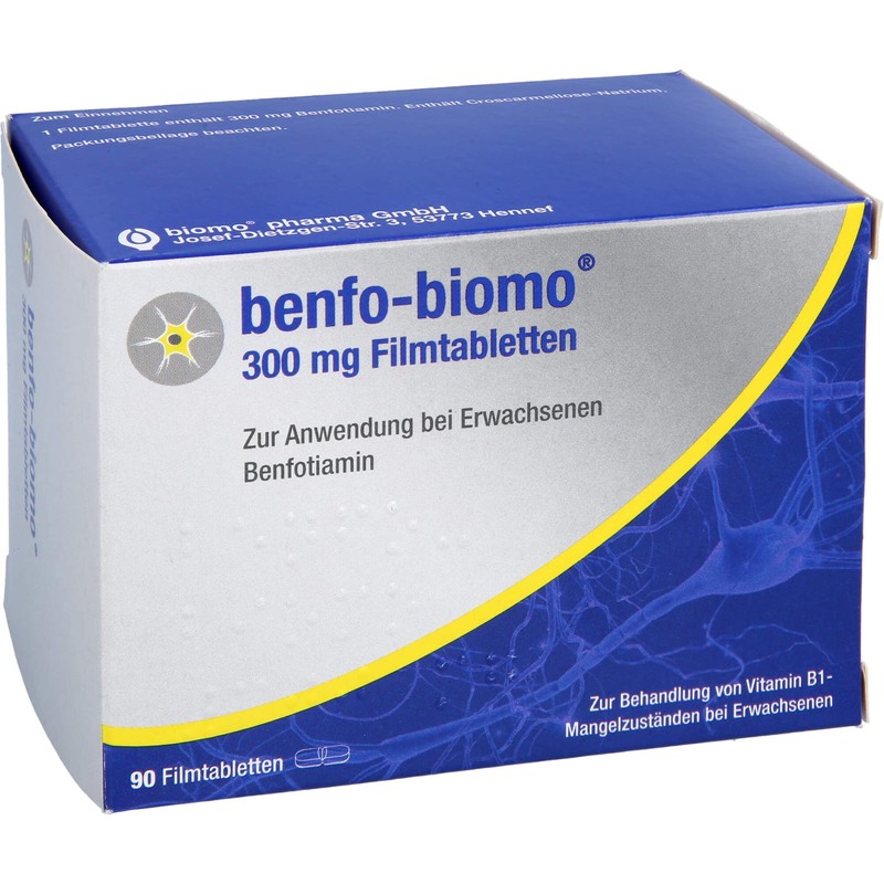 BENFO-biomo 300 mg film-coated tablets, pack of 90