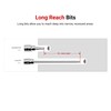 TEKTON 3/8 Inch Drive Long Ball End Hex Bit Socket