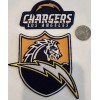 Unbranded 2-Los Angeles CHARGERS EMBROIDERED IRON ON PATCHES 3"x 2”&