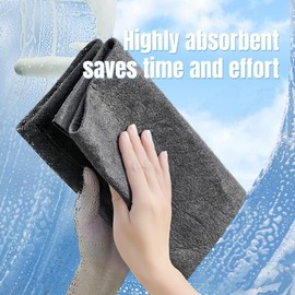 Thickened Reusable Streak Free Microfiber Magic Cleaning Cloths,20 * 30cm Multipurpose for Kitchen Window Glass Cars(10PCS)