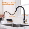 Touchless Faucet with Pull Down Sprayer, Motion Sensor & Soap