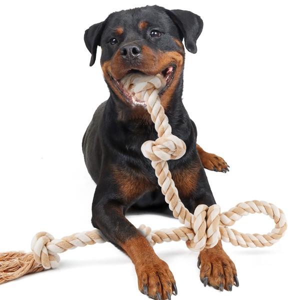 Fida Dog Rope Toys for Large/Medium Aggressive Chewers, Tough Rope