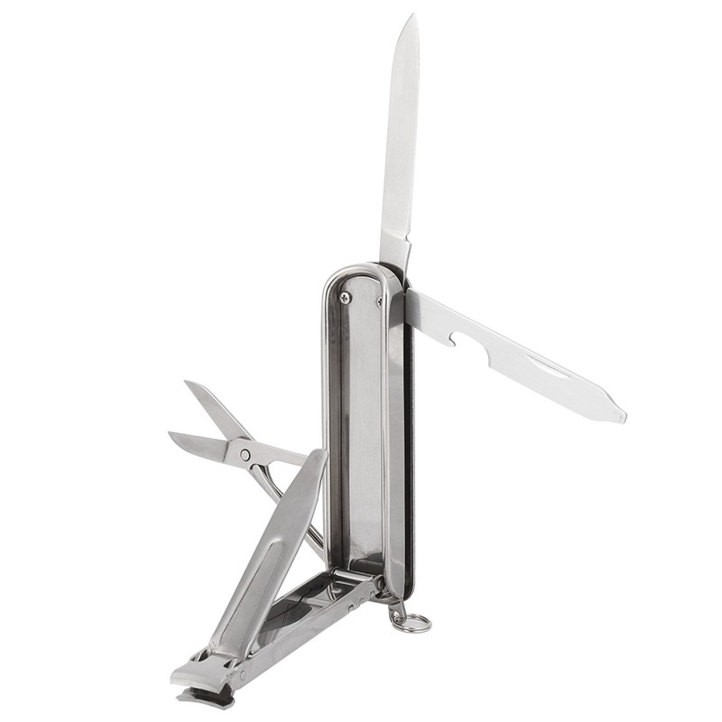 Outdoor Multi Functional Portable Nail Scissors Folding Stainless Steel Nail