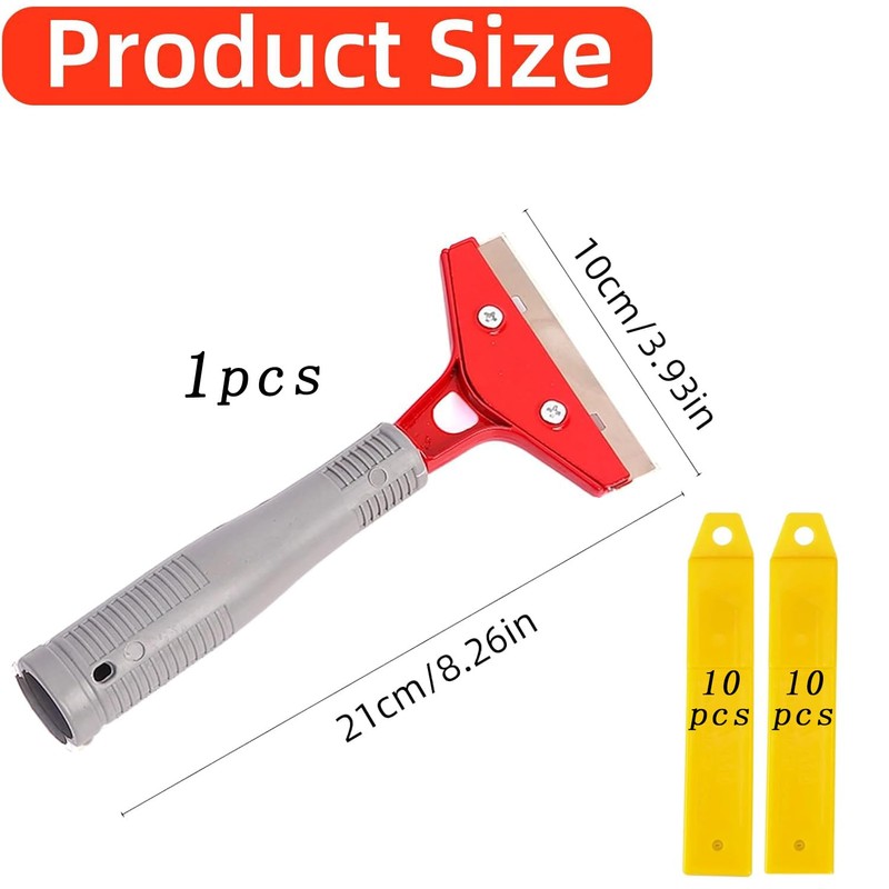 Heavy Duty Wallpaper Tool Multi Surface Scraper for Removing Wallpaper,