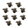 XFJYMXDM 10 PCS Brass Bee Knobs Gold Bee Shape Hardware