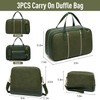 Duffle Bag for Travel,40L Weekender Bags for Women with Toiletry,Carry