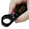 15x Lupa Joyería Lupa LED LED Ligero Ligero Acromático Trillizo