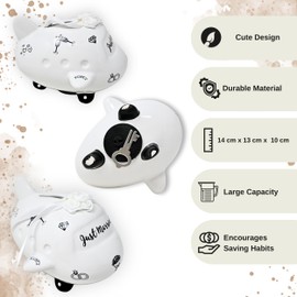 damaloo Wedding Money Box Aeroplane - Just Married Money Box - Ceramic Wedding Money Box - Wedding Money Gift - Wish Filler - Money Box - Wedding Fund - XXL Donation Box