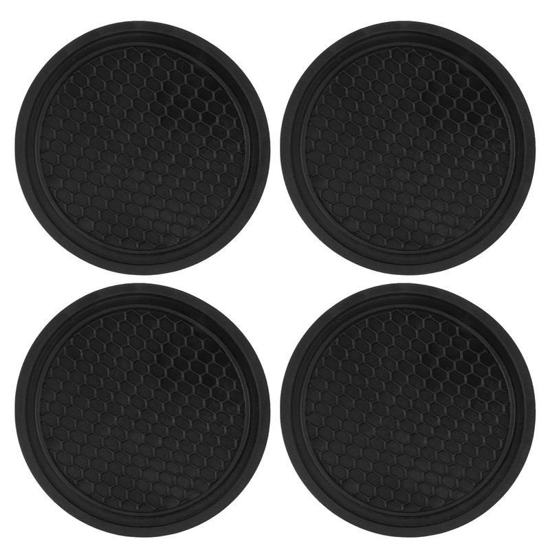 Car Cup Coaster - 4 Pcs Premium Non-Slip Coaster Set,