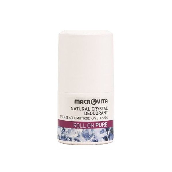Macrovita Natural Crystal Deodorant Roll-On 50ml Pure