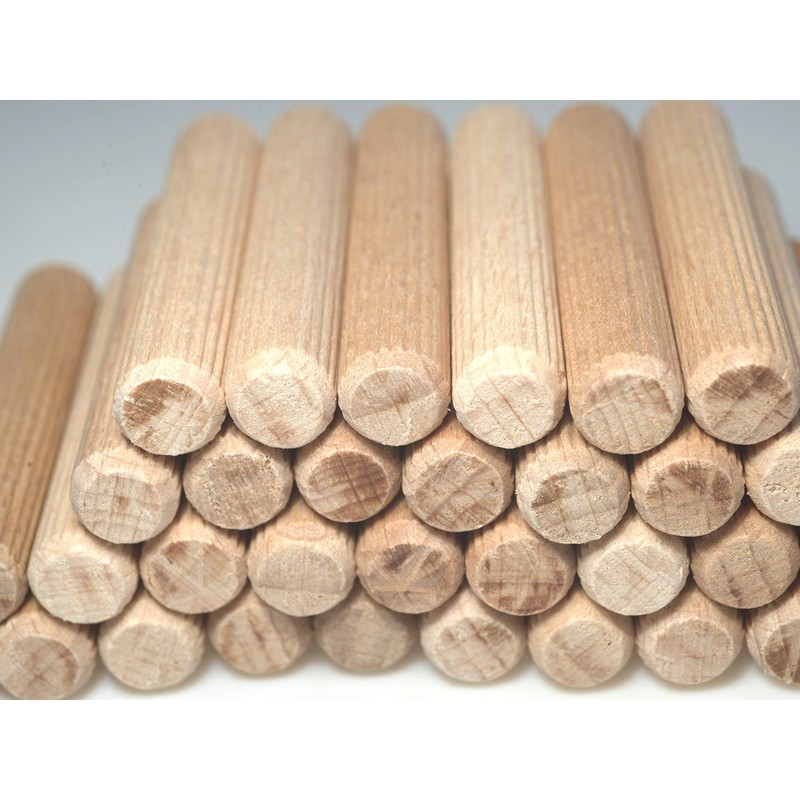 JOWE Dowel Pins 16x100mm, 25 pcs | Wooden Dowels 16