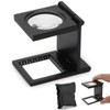 Rongon Pocket Magnifier Small Folding Magnifying Glasses 10X 28mm Mini