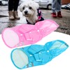 Waterproof Pet Raincoat Dog Reflective Stripe Rain Jacket Breathable Hooded
