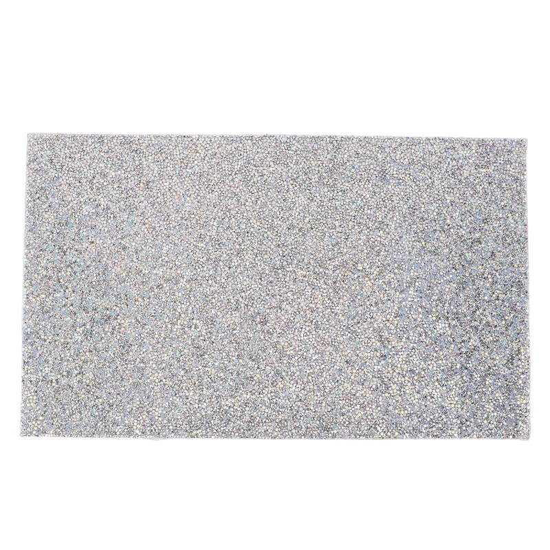 Sonew Round Rhinestone Placemat, AB Color Rhinestone Table Mat, Photographs