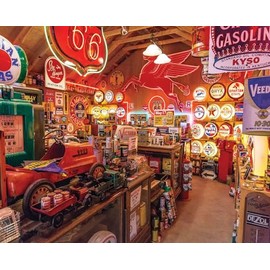 Majestic Value Brand 1000 Piece Jigsaw Puzzle of Route 66 Americana Imagery